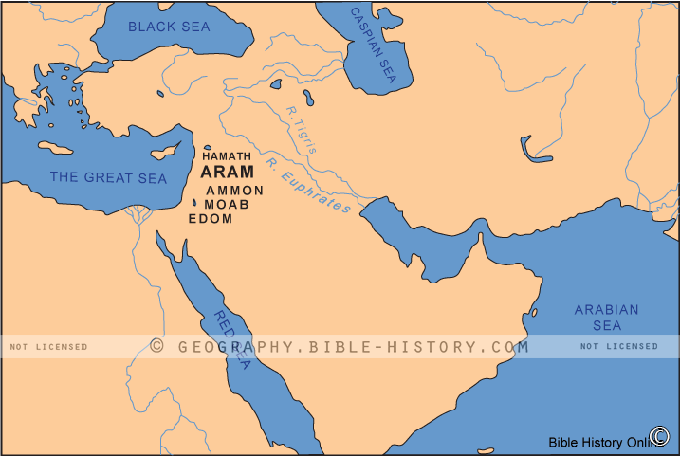 Map of Ancient Aram Color hero image