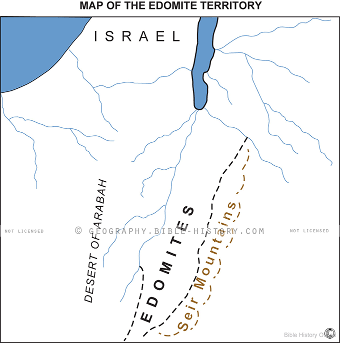 Map of the Edomite Territory hero image