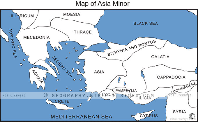 Map of Asia Minor hero image