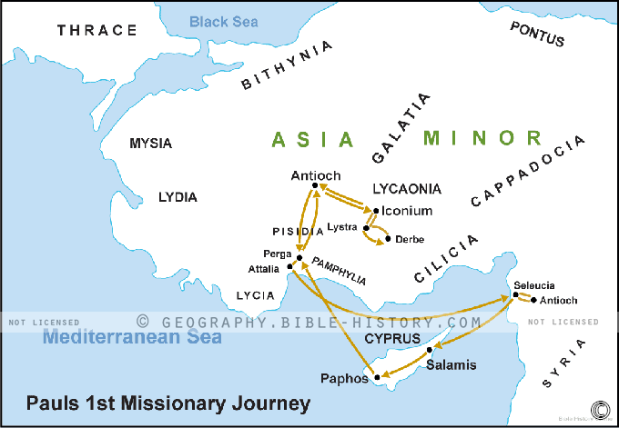 Paul's 1st Missionary Journey hero image