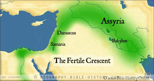 Map of the Fertile Crescent