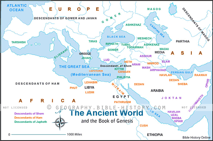 Map of the Ancient World