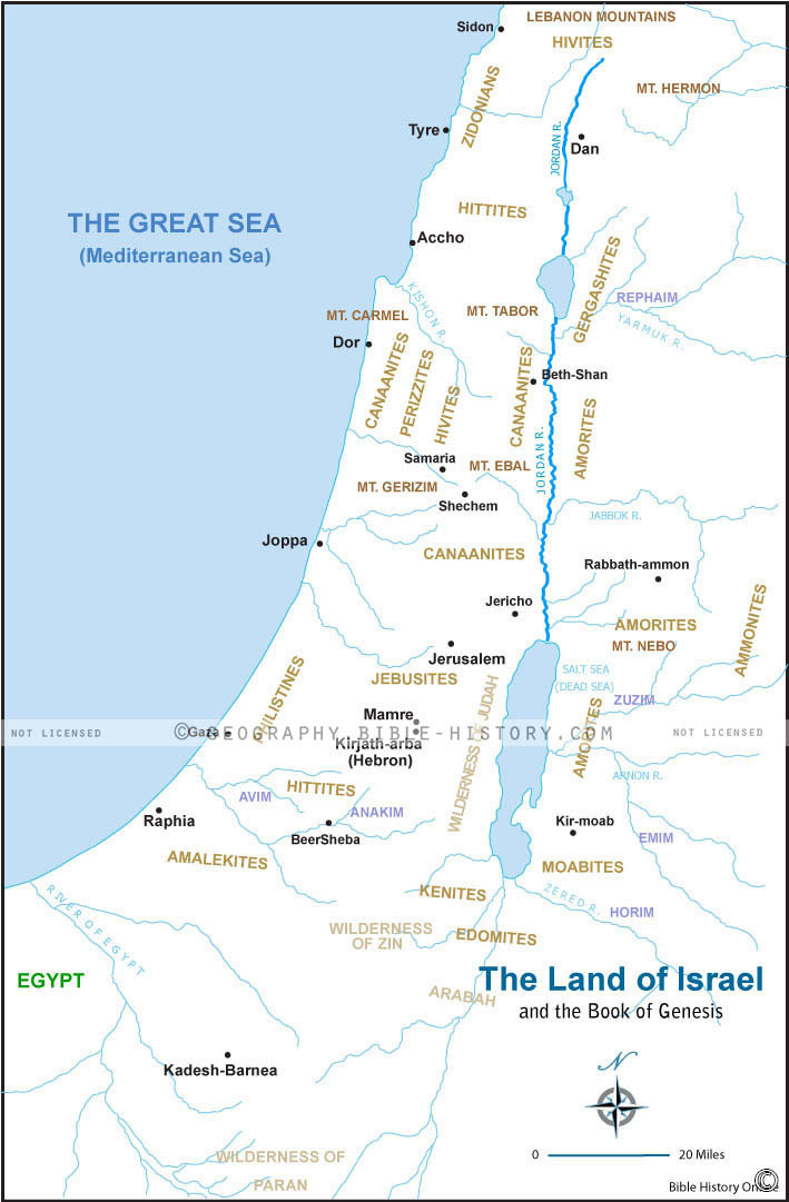 Old Testament Maps And Charts