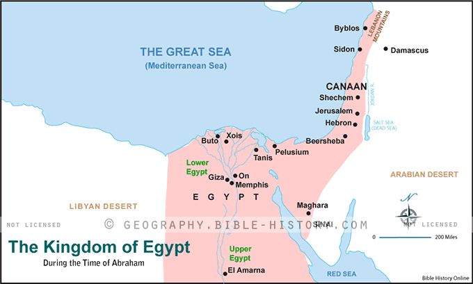 Map of the Kingdom of Egypt