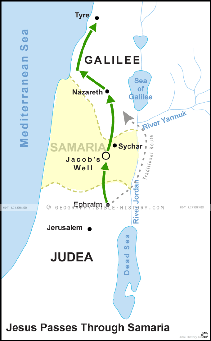 Jesus Passes Through Samaria hero image