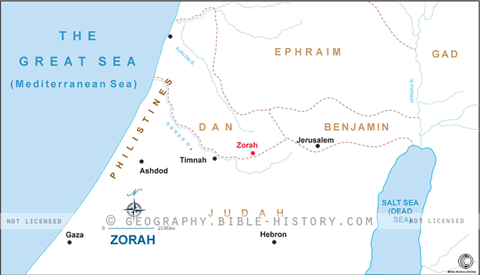 Map of the Zorah