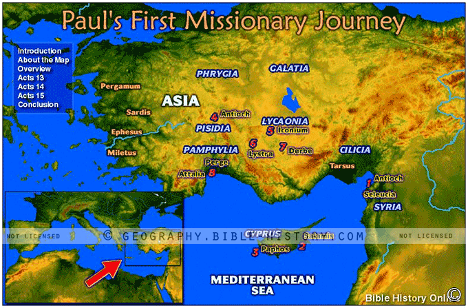 Paul's First Missionary Journey