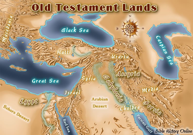 Old Testament Maps And Charts